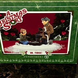 Department 56 "A Christmas Story"  “Oh Fudge” figure